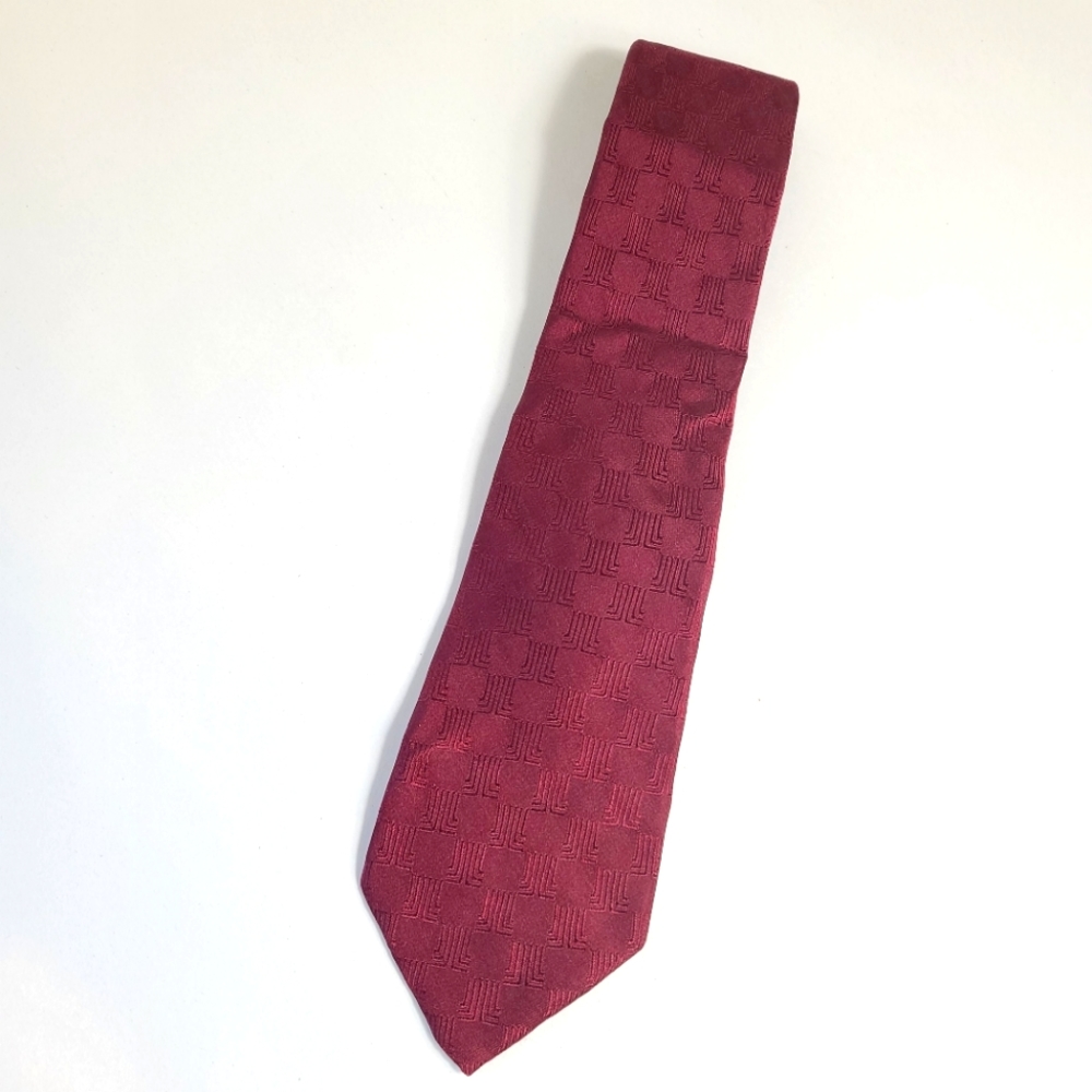 LANVIN PARIS Men's Luxury Silk Neck Tie - Picture 4 of 5